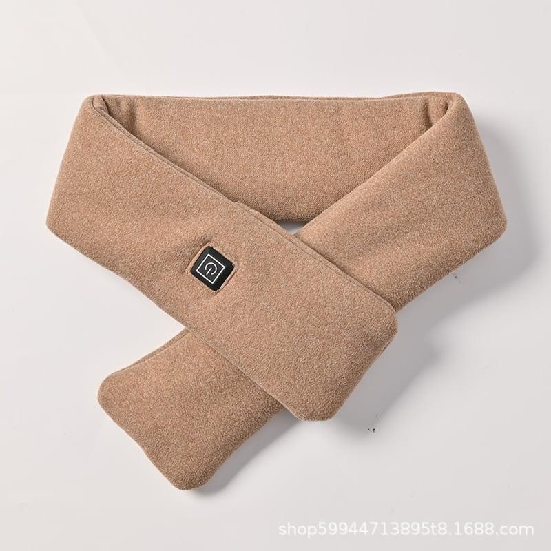 USB Heated Neck Scarf – 3-Level Adjustable Winter Warmer