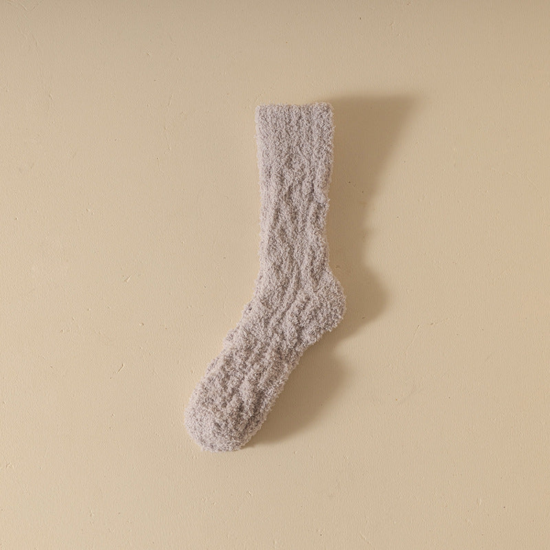 Women’s Coral Fleece Winter Socks – Thick & Cozy