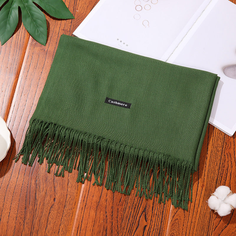 Classic Solid Color Shawl – Soft Touch Scarf in 25 Designer Shades