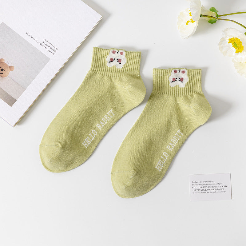 Women’s Casual Cotton Ankle Socks – Fashion Short Tube Design