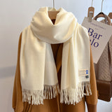 Oversized Brushed Scarf – Soft Woven Shawl in 39 Elegant Colors