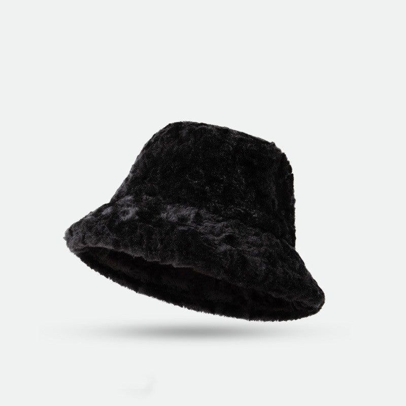 Women’s Lambswool Bucket Hat – Winter Warm Fisherman Style