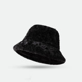 Women’s Lambswool Bucket Hat – Winter Warm Fisherman Style