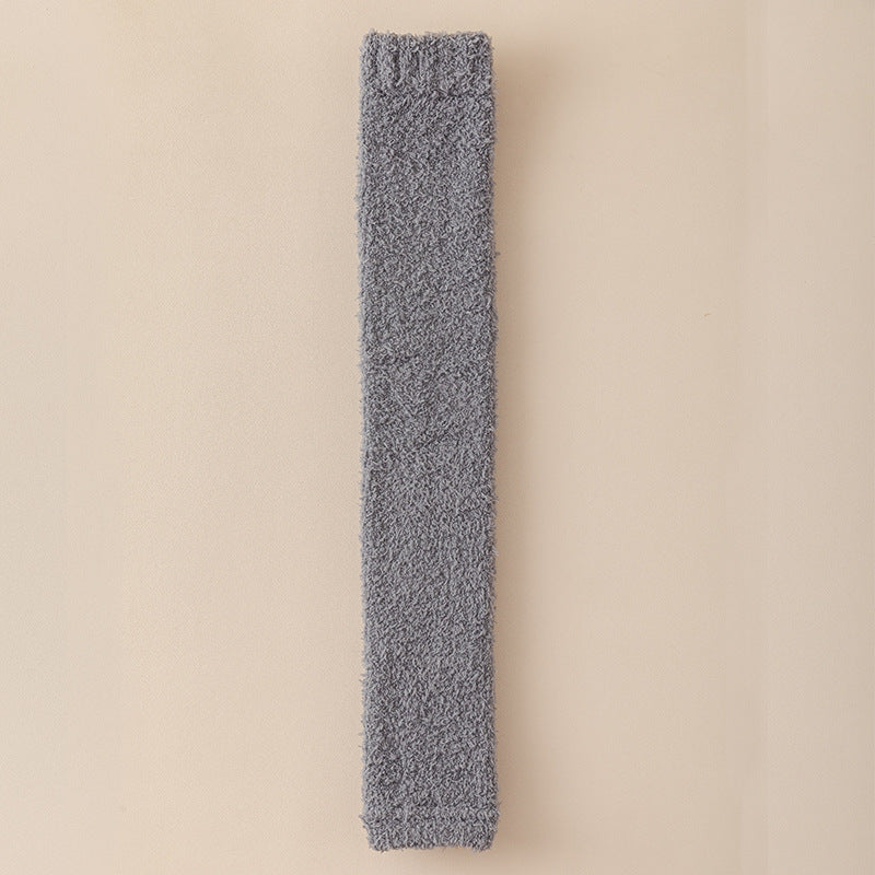 Women’s Plush Winter Socks – Long Dual-Purpose Heel & Knee Protection