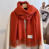 Oversized Brushed Scarf – Soft Woven Shawl in 39 Elegant Colors