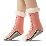 Women’s Berber Fleece Room Socks – Thickened Winter Warm Indoor Design