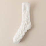 Winter Fuzzy Coral Fleece Socks – Thickened Anti-Slip Home Sleep Socks