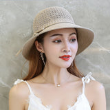 Women’s Summer Sun Hat – Lace, Ribbon & Pearl Accent Styles