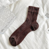 Women’s Crystal Nylon Mid-Calf Socks – Sheer Breathable Stockings