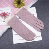 Thin Non-Slip Breathable Touch Screen Gloves – Cotton Short Finger Design