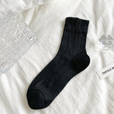 Women’s Crystal Nylon Mid-Calf Socks – Sheer Breathable Stockings