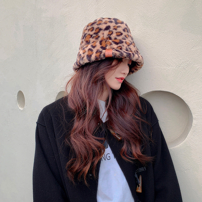 Women’s Fleece-Lined Bucket Hat – Warm Winter Face-Covering Hat