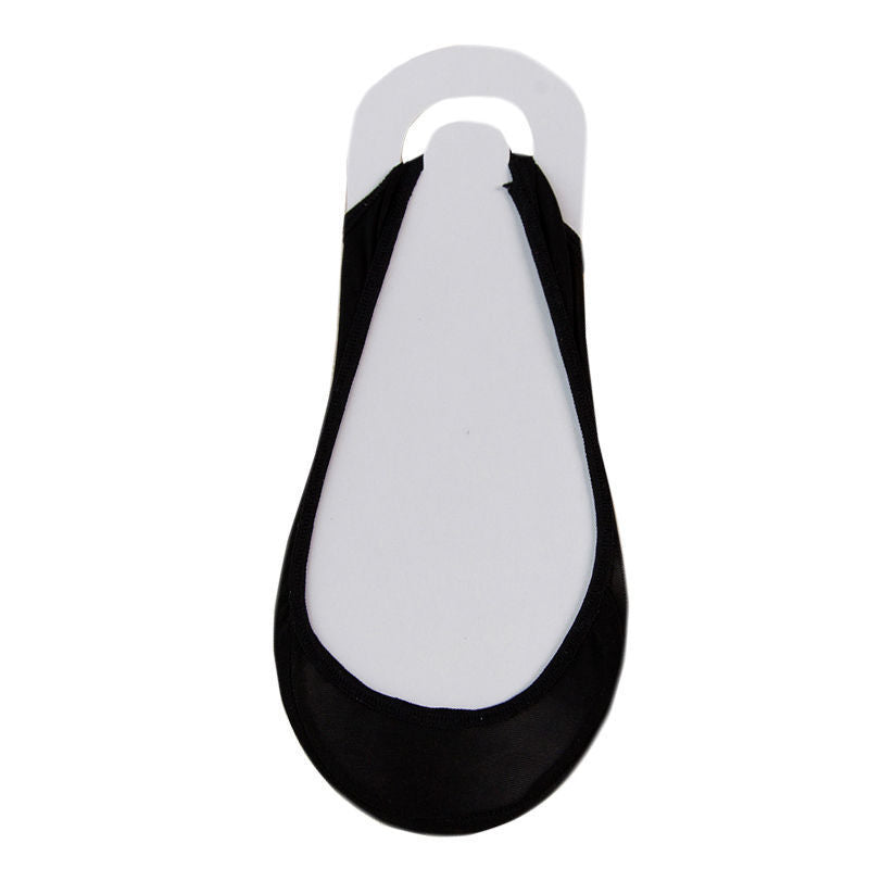 Ice Silk Half-Foot Boat Socks – Invisible Sweat-Absorbing Summer Design