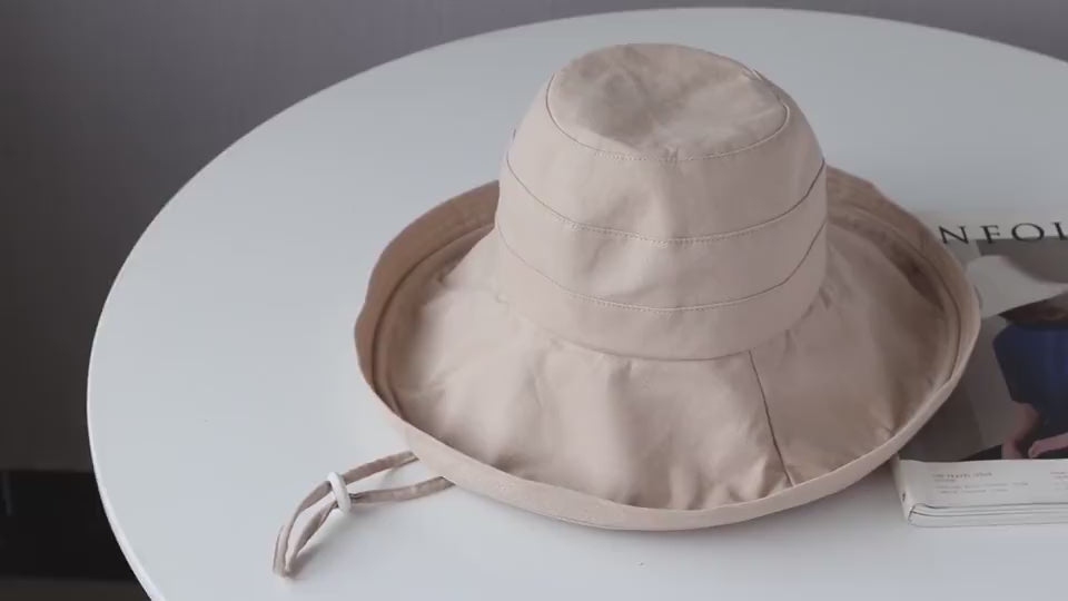 Summer Big Brim Double-sided Sunhat Fisherman Hat